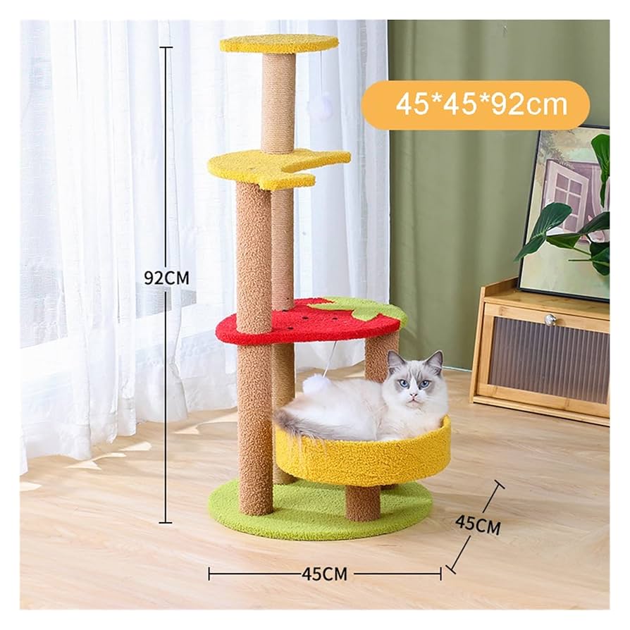 Amazon | キャットツリー/キャットタワー フルーツキャット